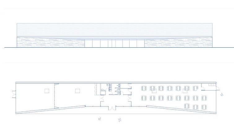 bâtiment multifonction plan