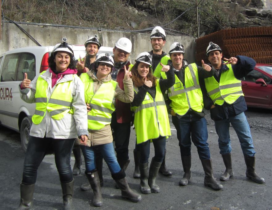 visita trabajadores cupa pizarras a canteras