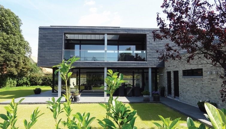 casa fachada villa risskov dinamarca