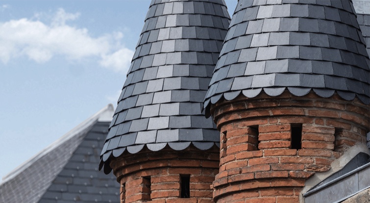 Roof of the Albert Londres' house  (Vichy - France)