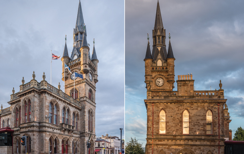 renfrew town hall slate roof restoration