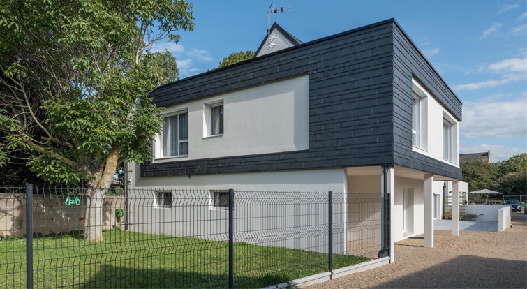 Rénovation-extension contemporaine Côtes-d'Armor