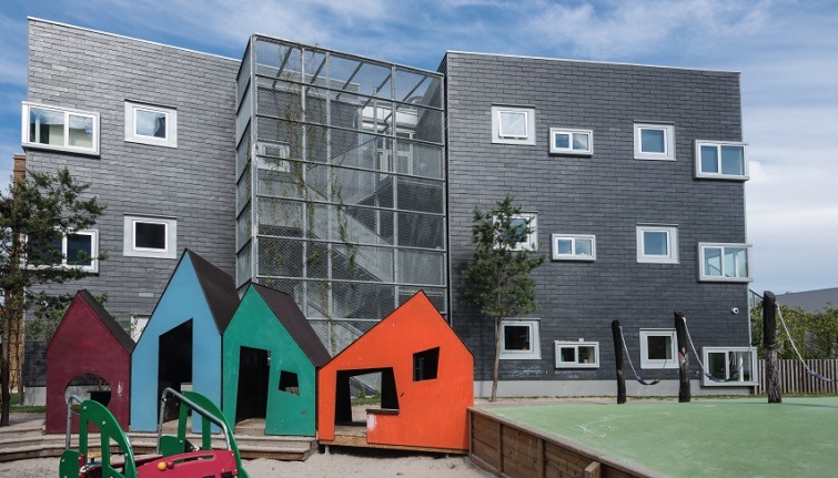 revestimiento fachada moderno copenague