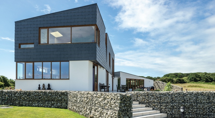 rainscreen cladding split house uk