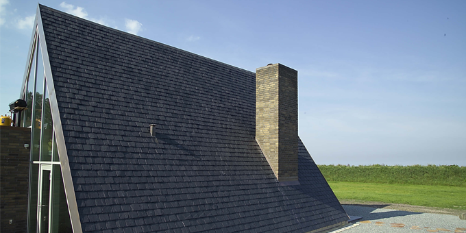 CUPA Heavy 3 natural slate in a project of Scotland