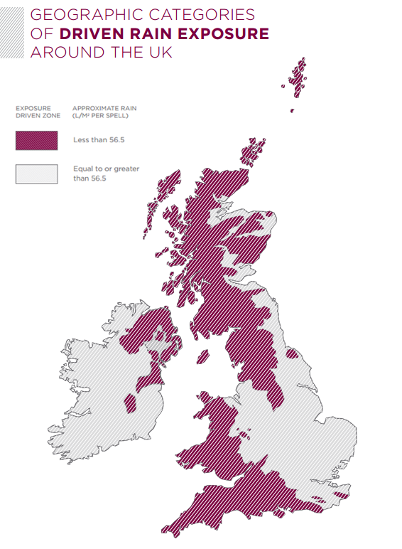 uk zones rain exposure