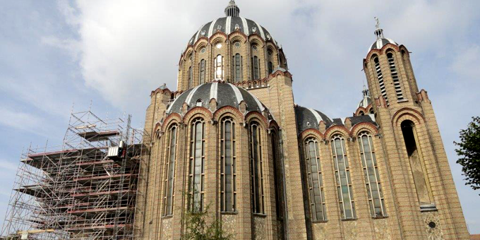 Ardoise naturelle CUPA sur la Basilique Sainte-Clotilde