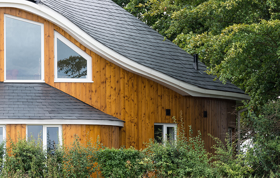 circular roof slate