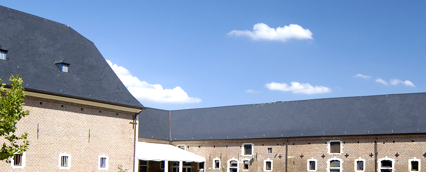 CUPA 4 sur la toiture de la Ferme de Bilande 