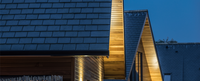 CUPAPIZARRAS natural slate roof for the KP Golf Club 