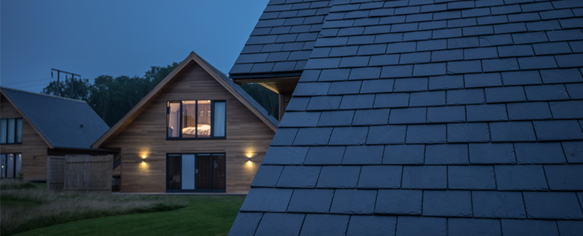 CUPAPIZARRAS natural slate roof for the KP Golf Club 