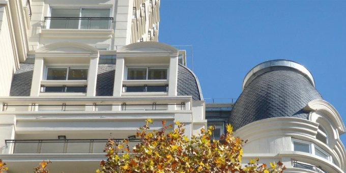Cubierta de pizarra CUPA en edificios de Buenos Aires
