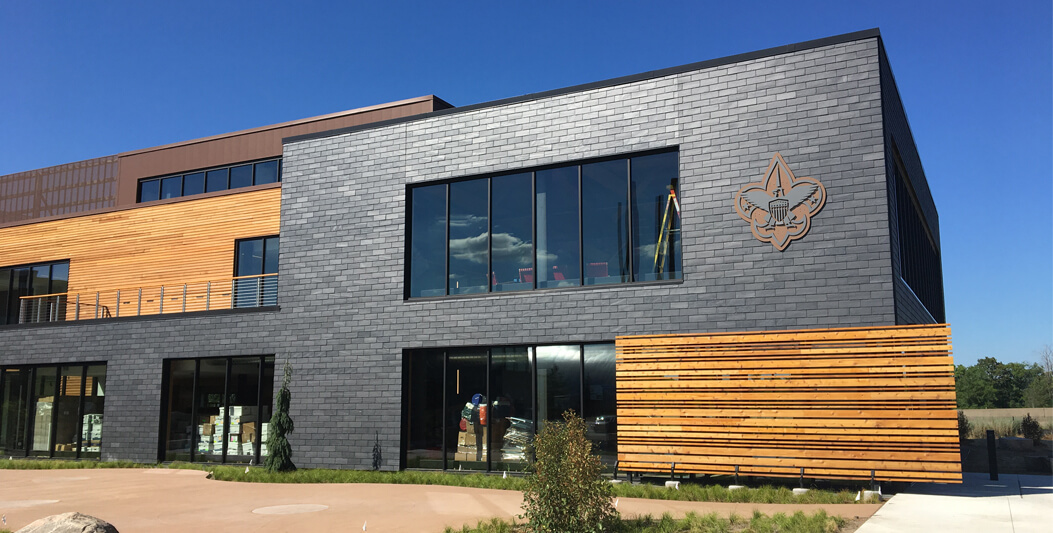 CUPACLAD rainscreen cladding system in the BSA Leadership Center