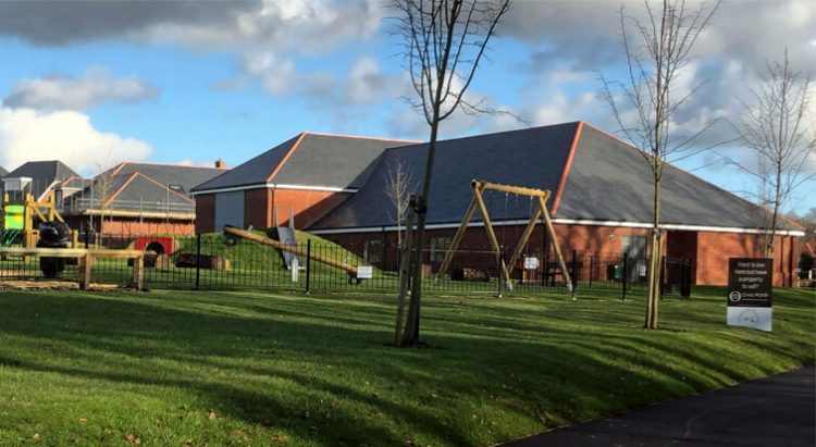 CUPA slate roof for the new village hall in West Sussex