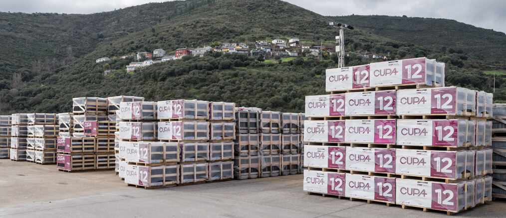 Personalized pallets with the CUPA logo