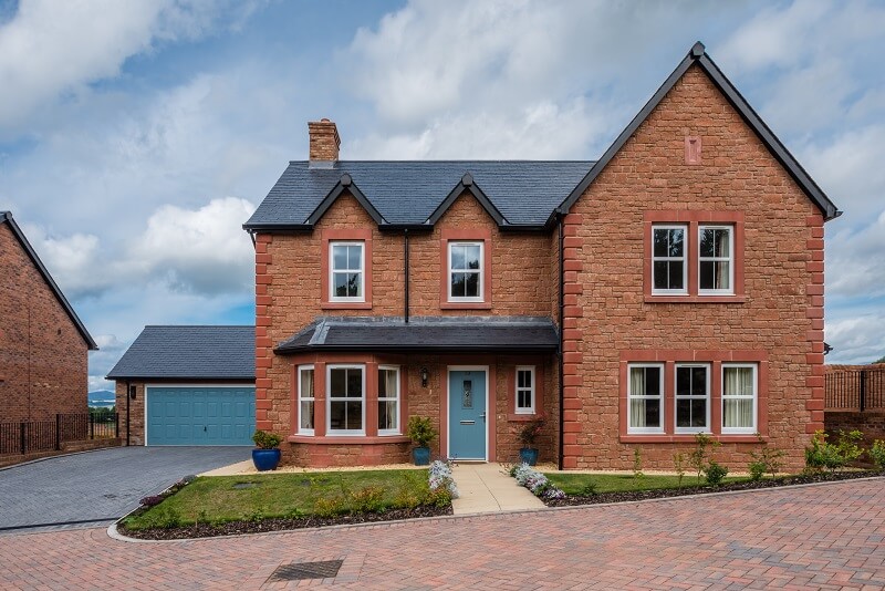 house with a traditional facade