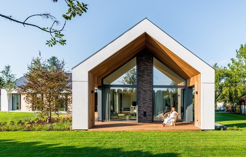 Gable roof in modern architecture: a classic is never old 