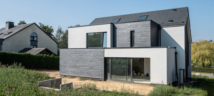 modern huis in Aarlen (België)