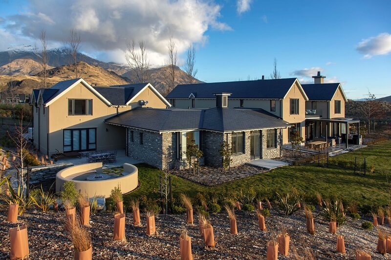 pizarra cupa 12 slate en el tejado de una casa en Queenstown Nueva Zelanda