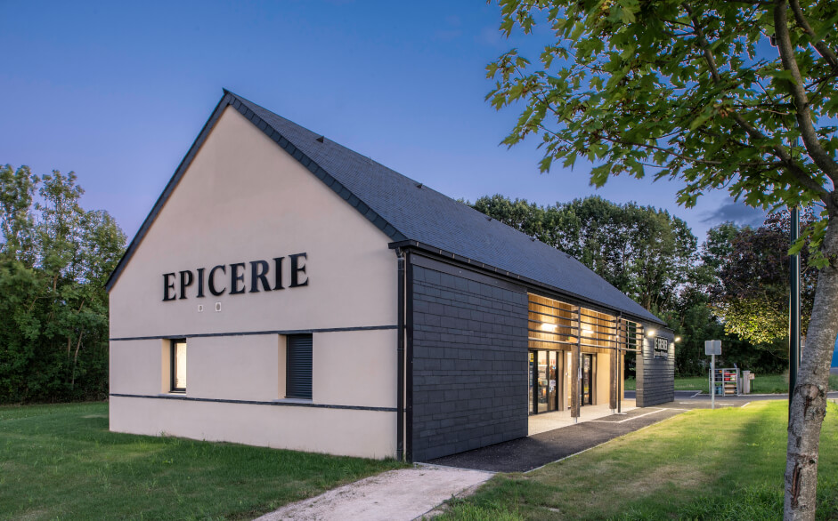 bardage ardoise le grenier epicerie