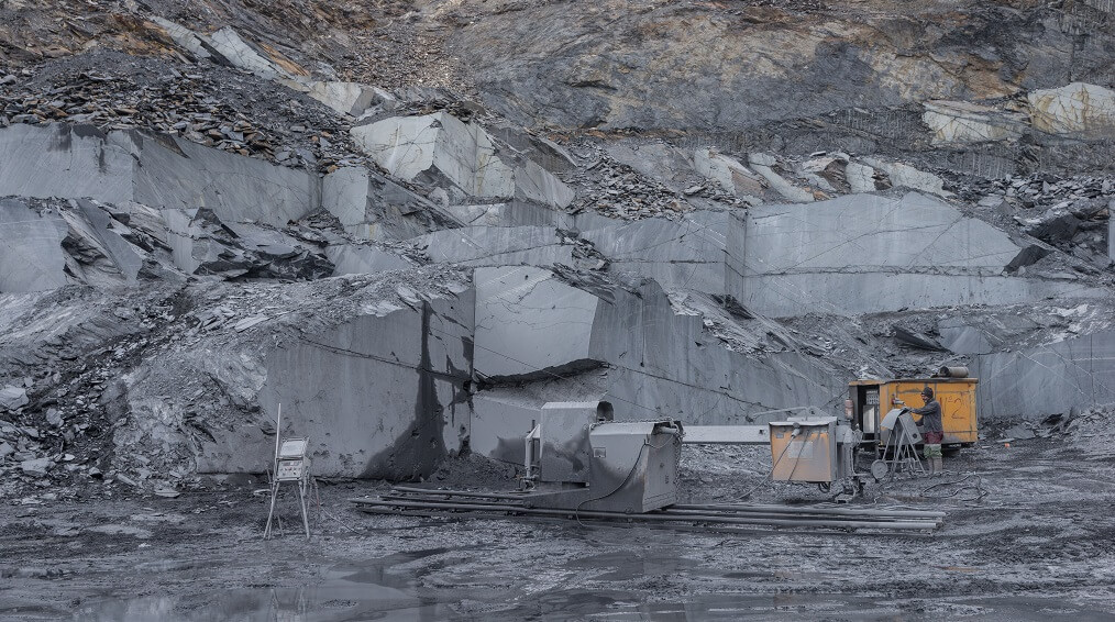 slate outcrop