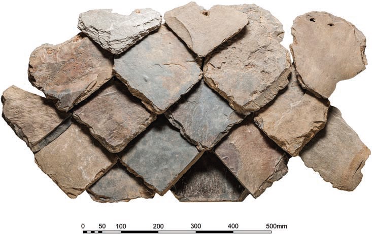 reconstrucción cubierta pizarra romana