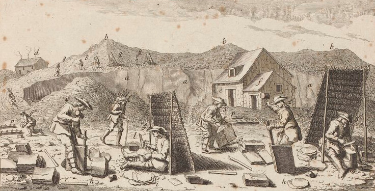 Fougeroux de Bondaroy 1761 exploitation de l’ardoise dans la région d’Angers