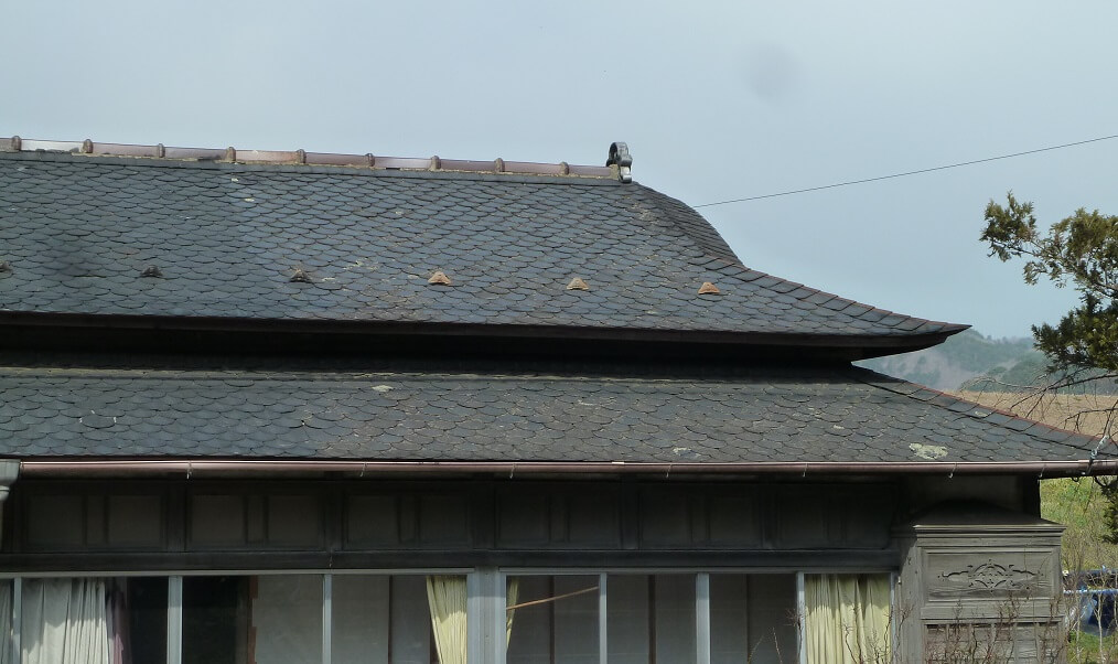 slate roof in sendai japan