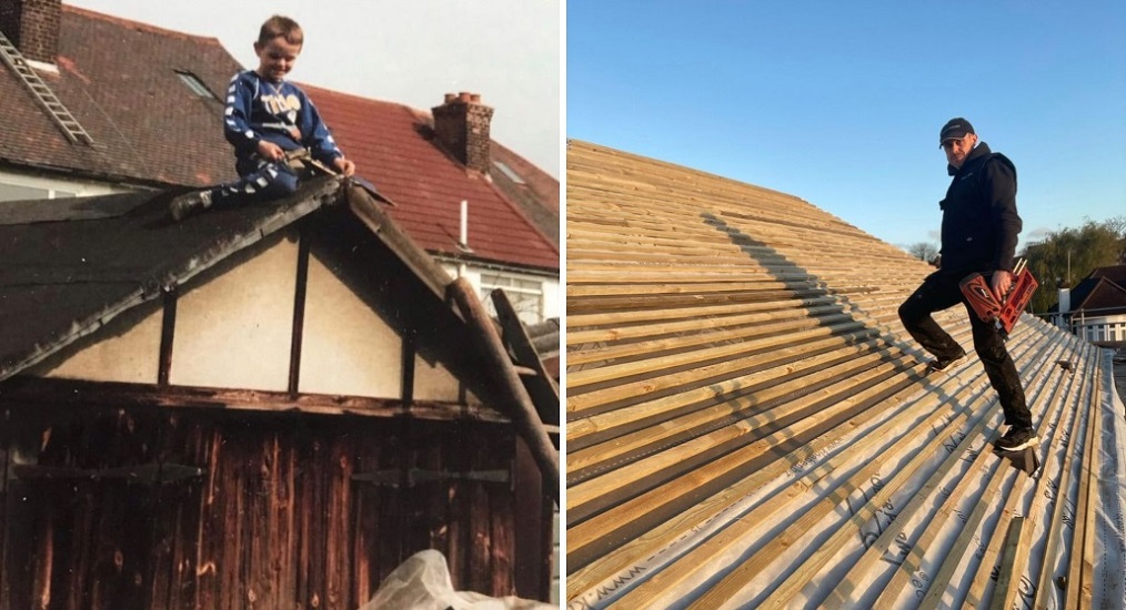 Danny Madden roofer of the year