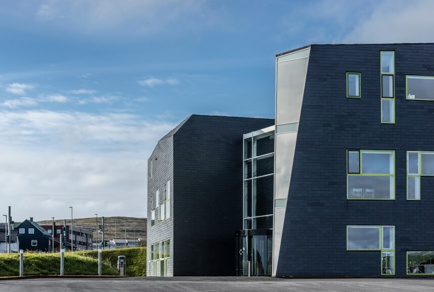 cupaclad in a music school in Faroe Islands