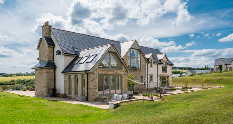 house with slate roof