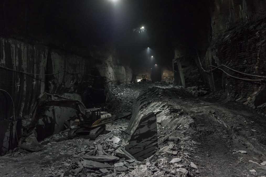 underground mine slate