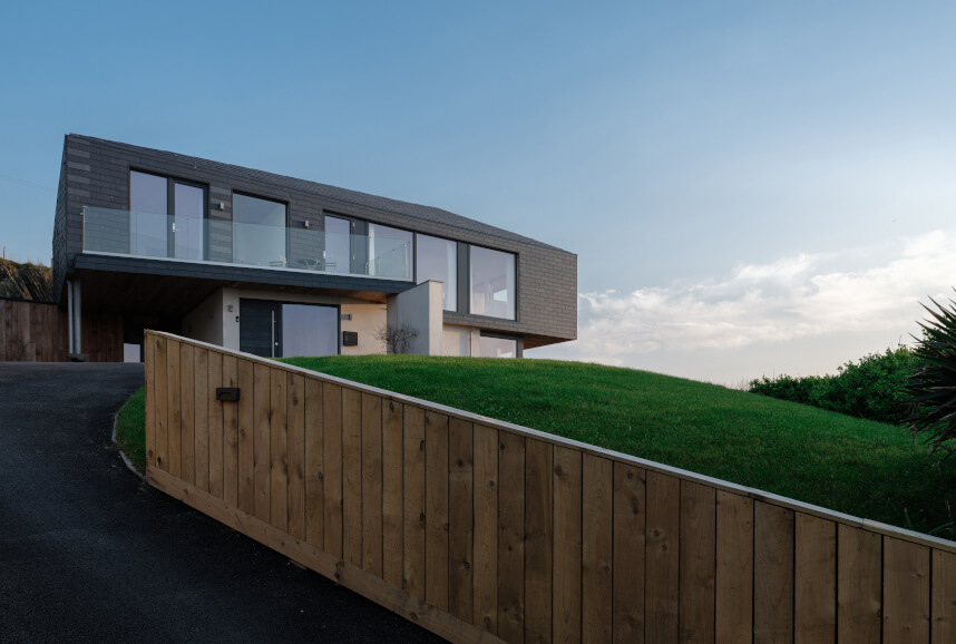 Bay view coastal house