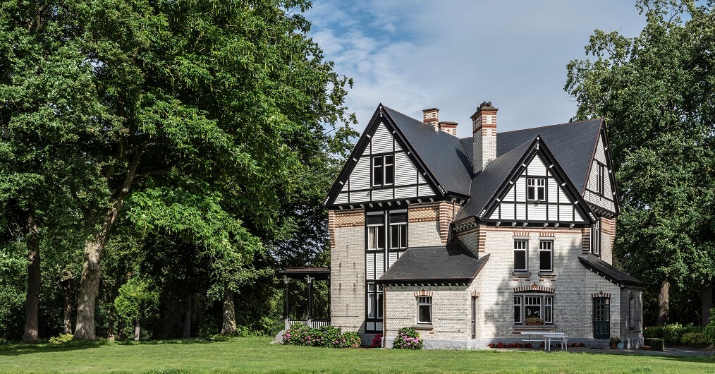 slate roof house