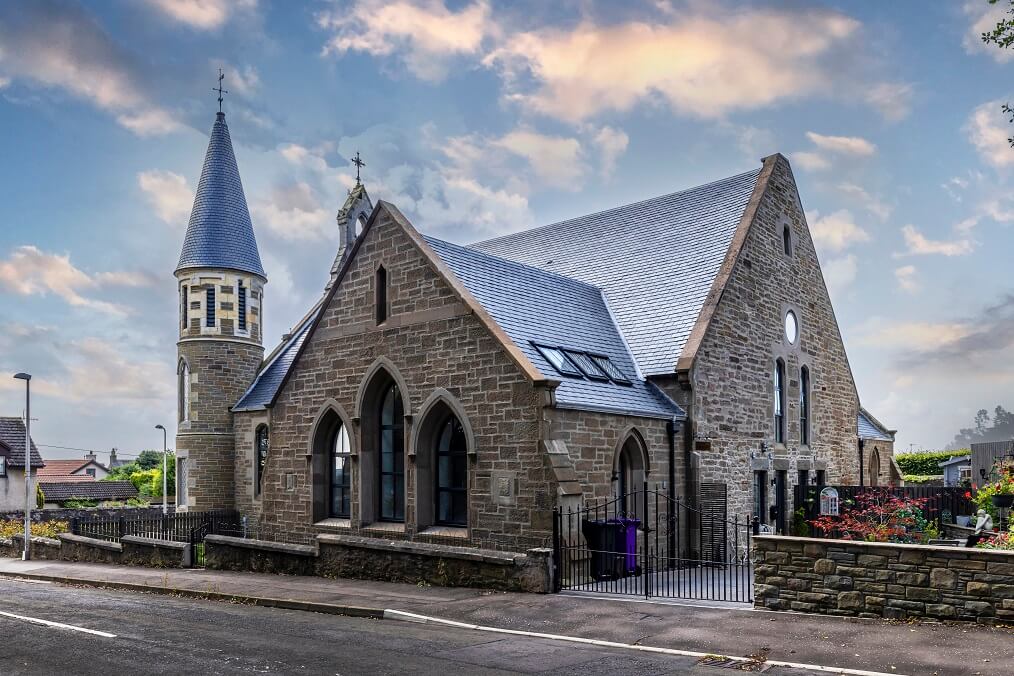 iglesia gótica victoriana