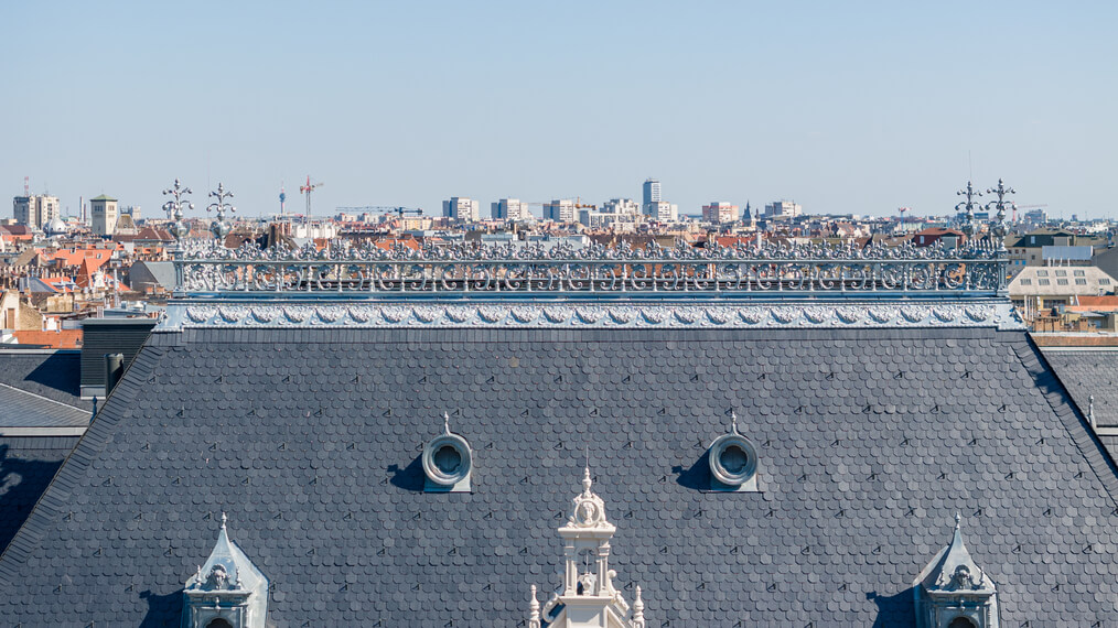 new roof for the W Hotel Budapest