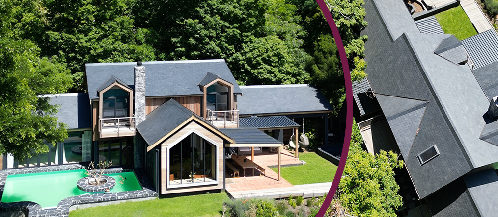 Natural slate roofing project in South Africa