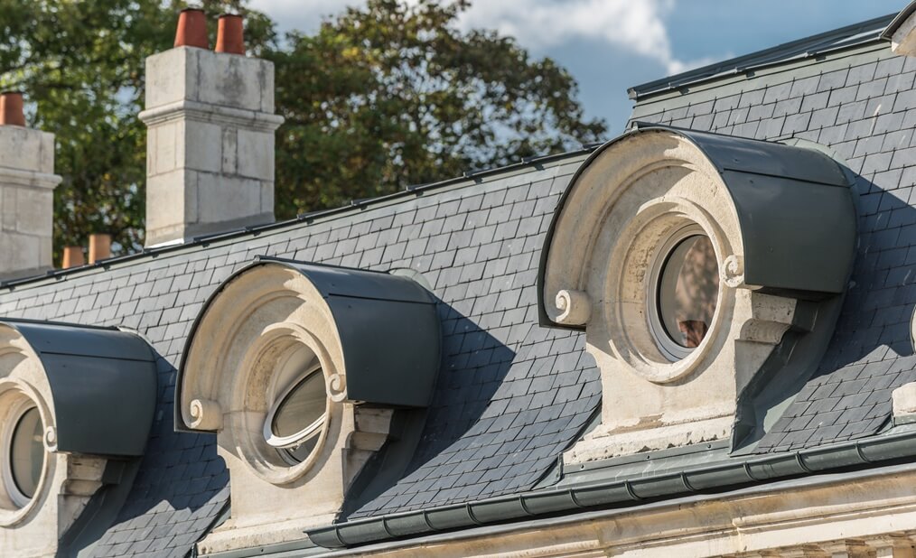 Les six types de lucarnes : Lucarne œil-de-bœuf