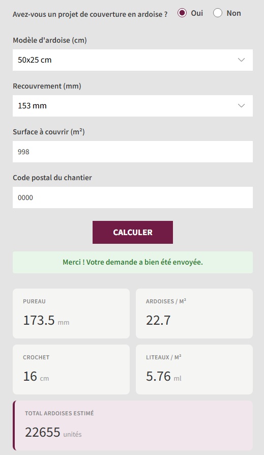 calcul au m2 ejemplo 1 fr