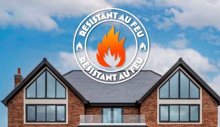 ardoise résistant au feu