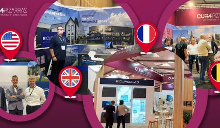 cupa pizarras en ferias de construcción de todo el mundo