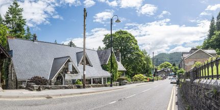 welsh art gallery slate roof
